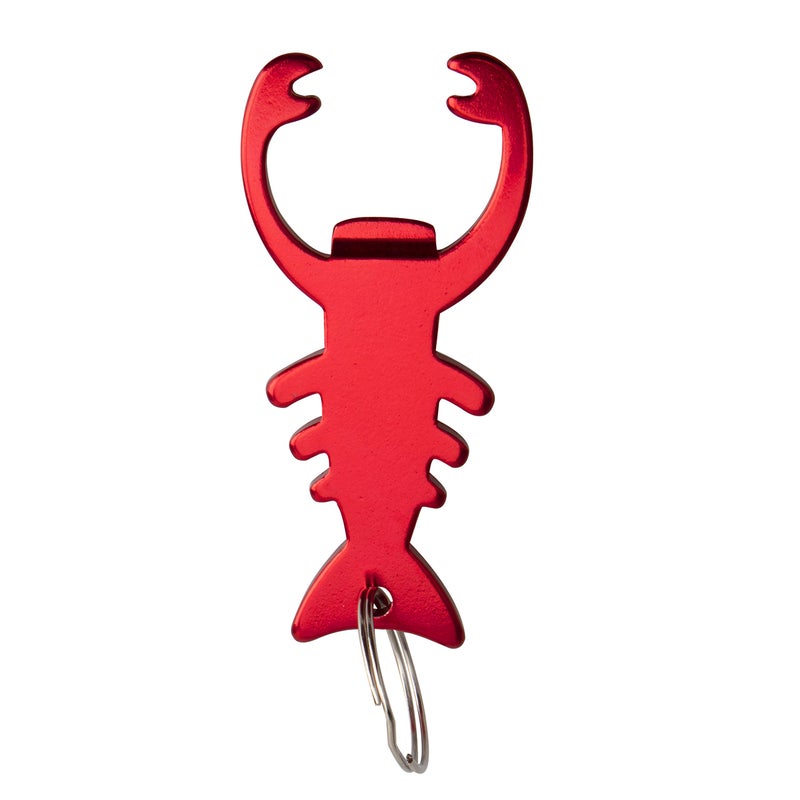 SWATOM Lobster Bottle Opener Keychain Beer Openers Tool Key Chain Ring Accessories - Image 1